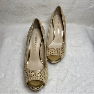 Audrey Brook Gold Heels